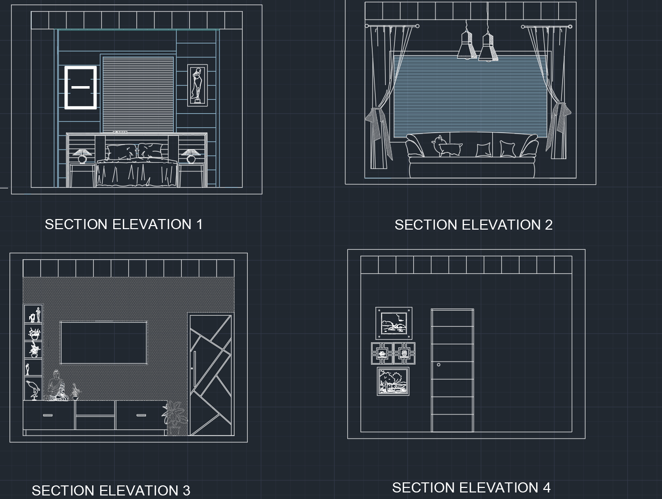 Bedroom elevation