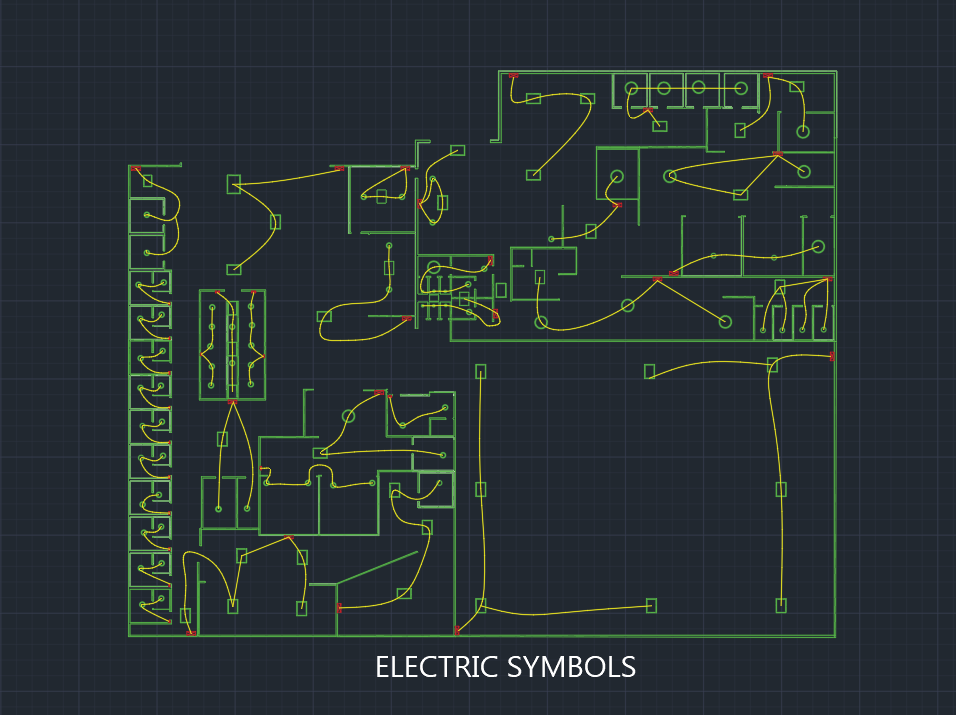Hospital electrical symbols