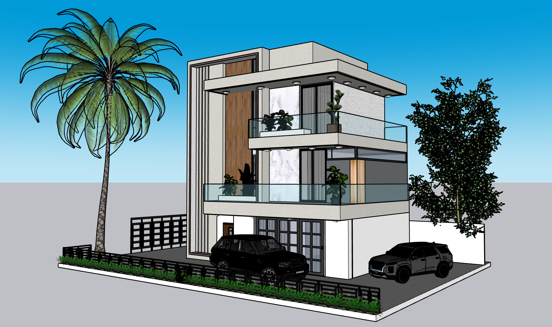 Row house alternate view