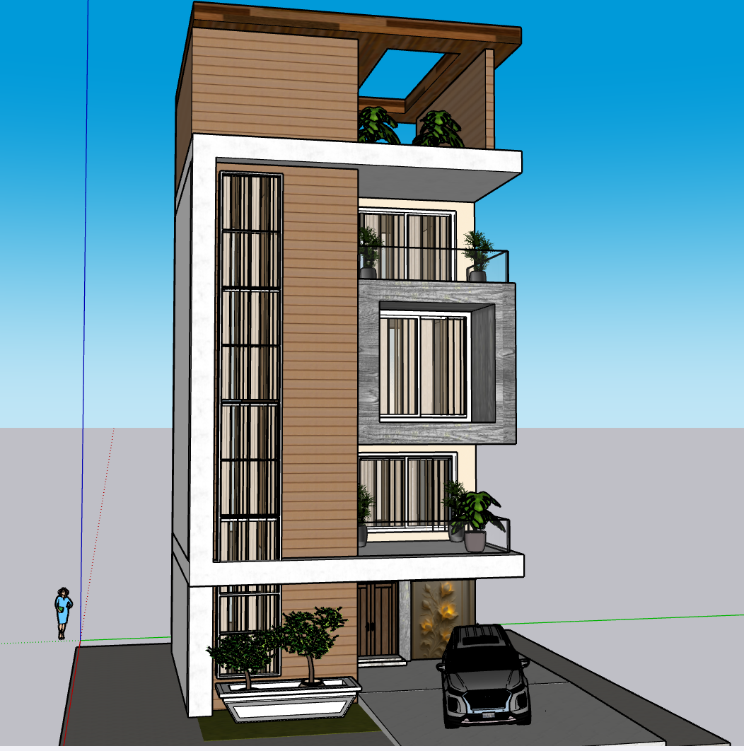 Modern 3-story residence