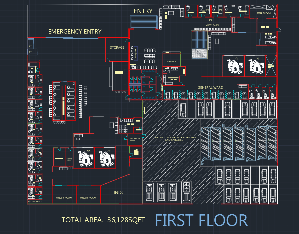 Hospital ground floor