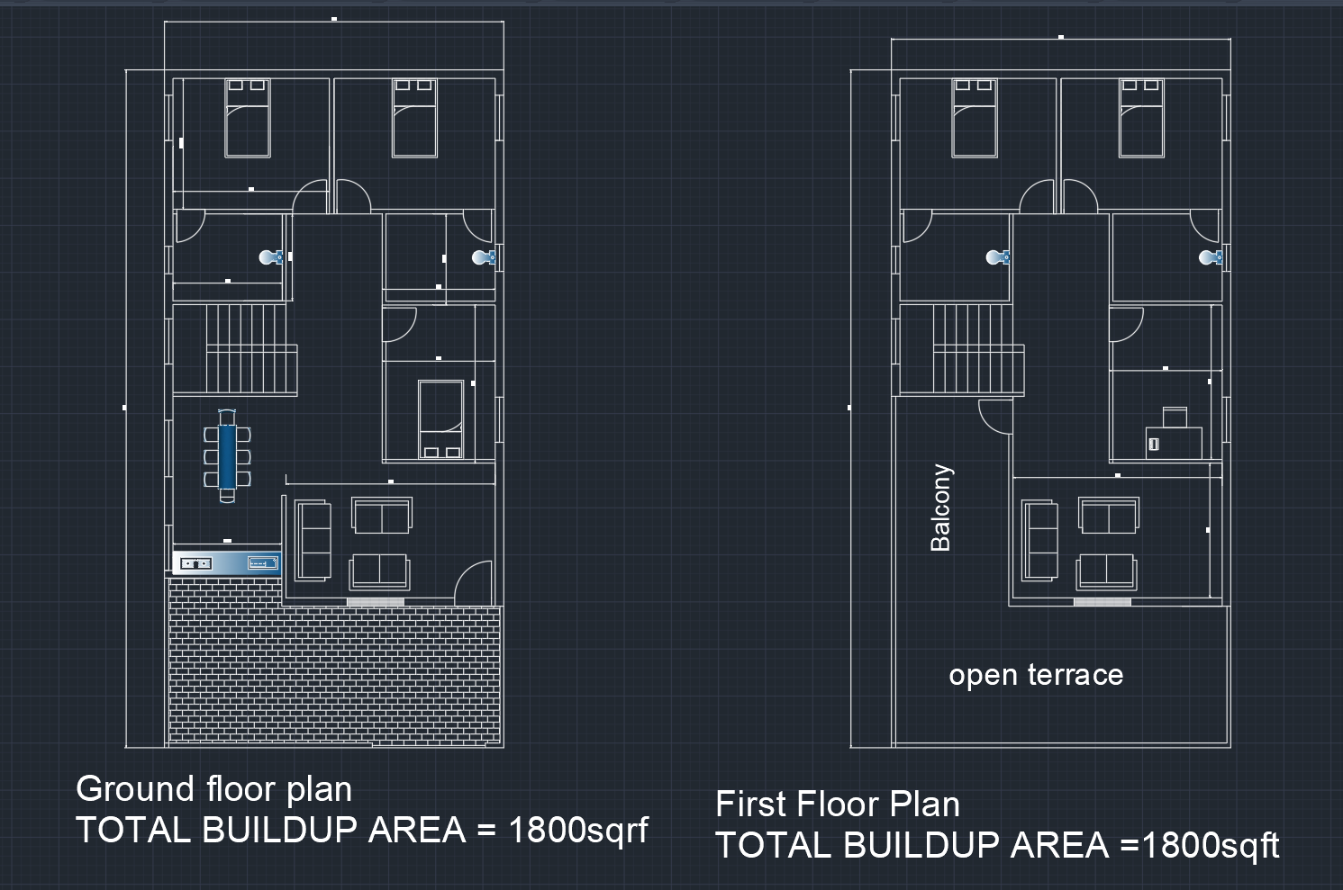 AutoCAD floor plan