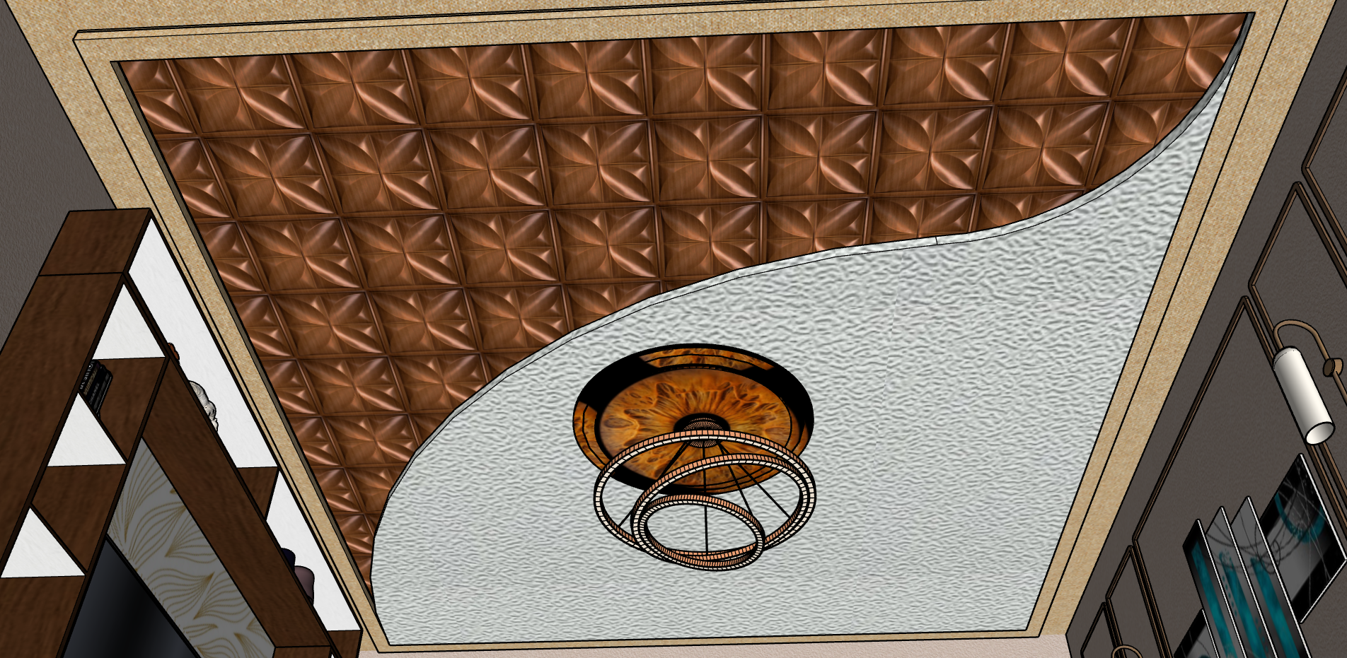 Decorative false ceiling