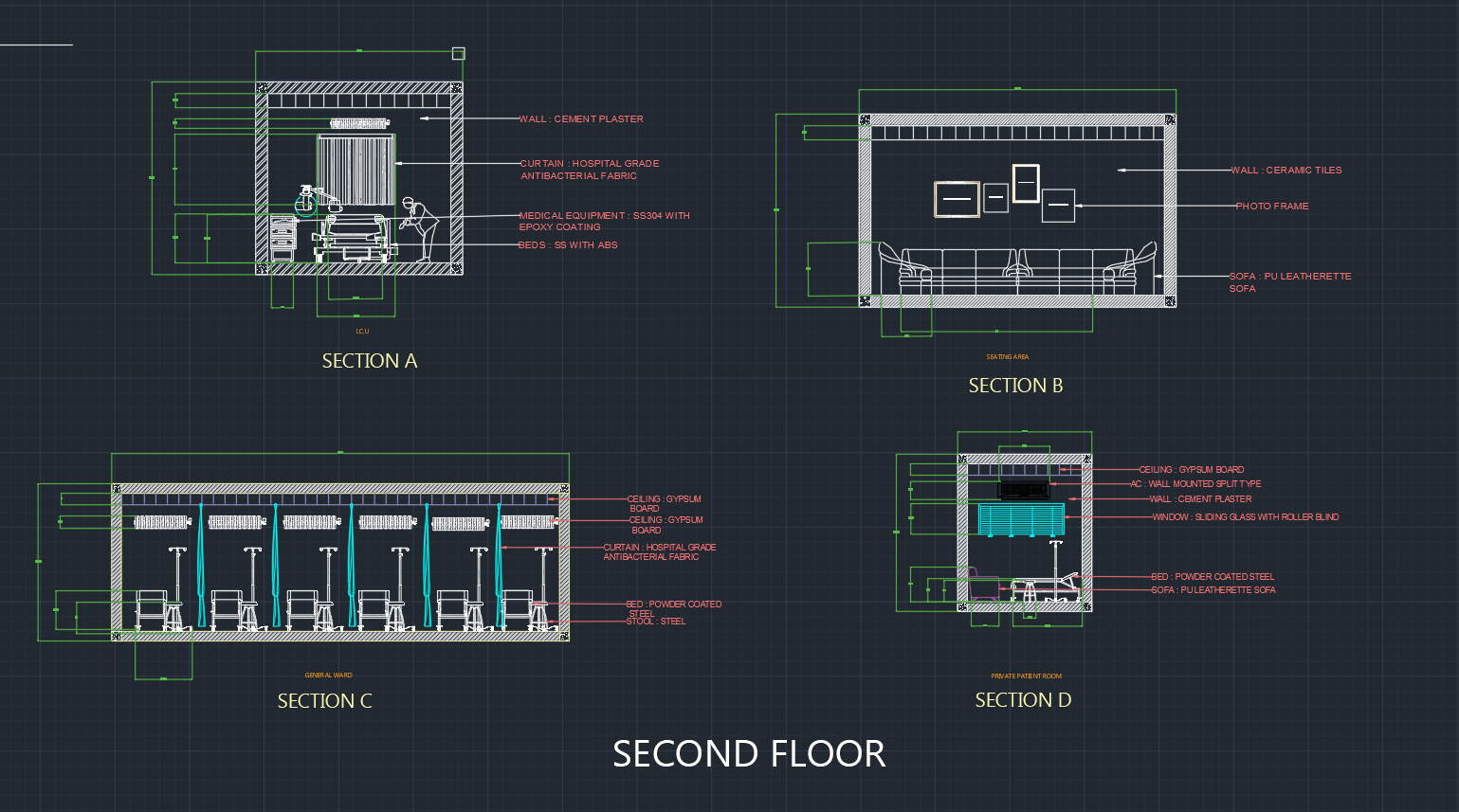 Second floor elevation